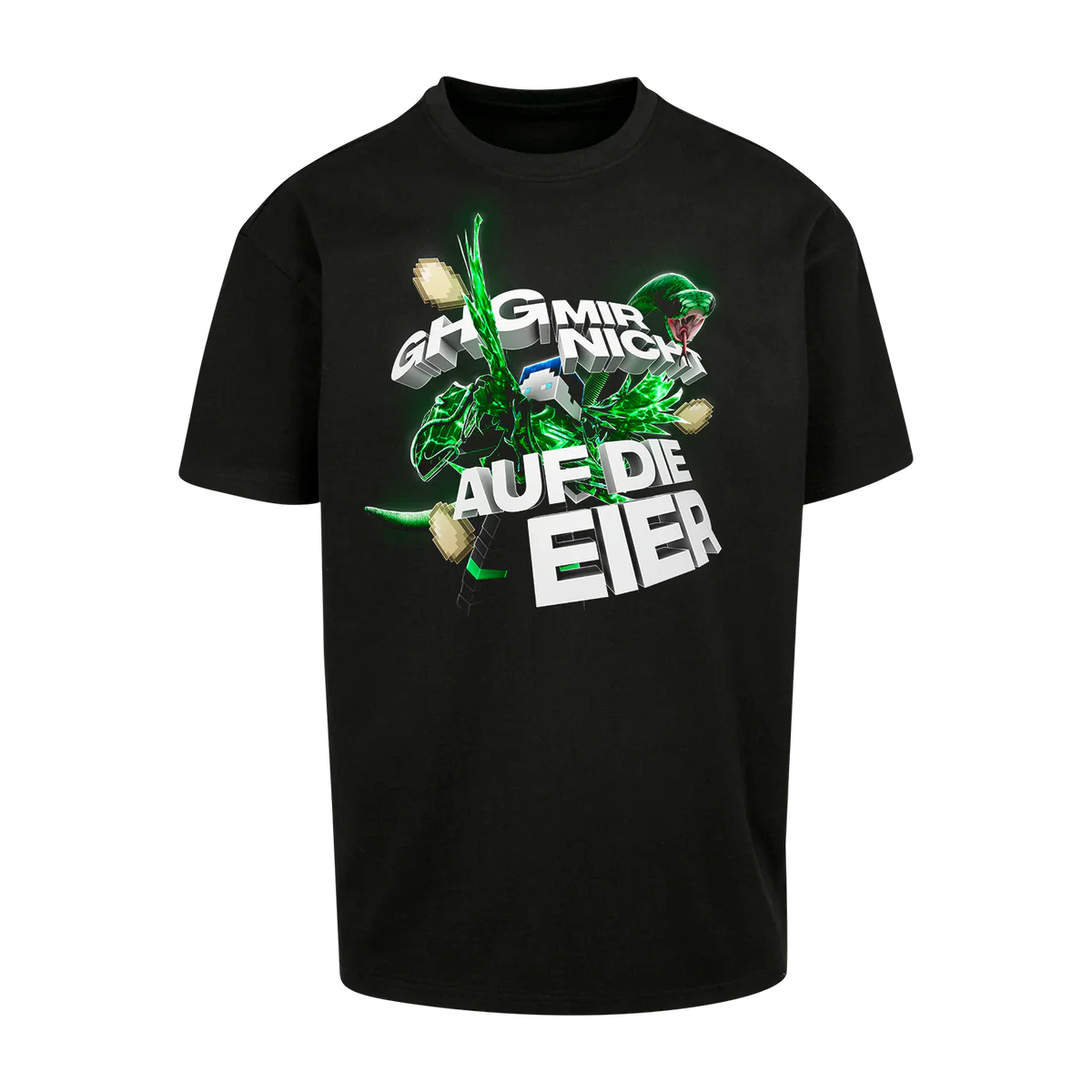 BastiGHG - GHG Mir nicht auf die Eier Green - T-Shirt