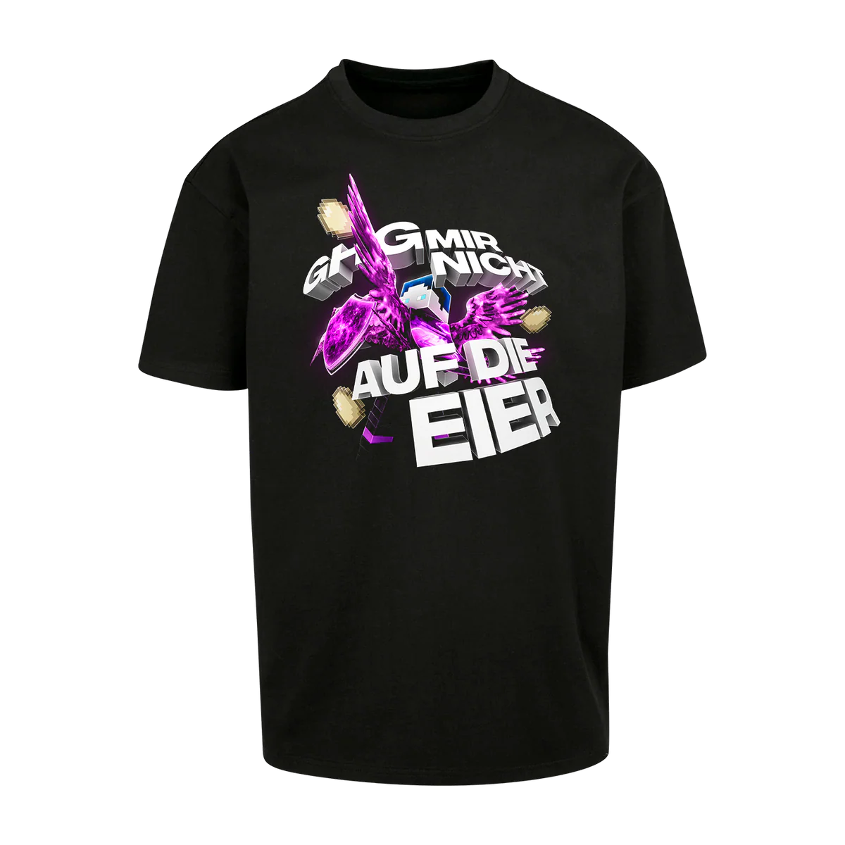 BastiGHG - GHG Mir nicht auf die Eier Lila - T-Shirt